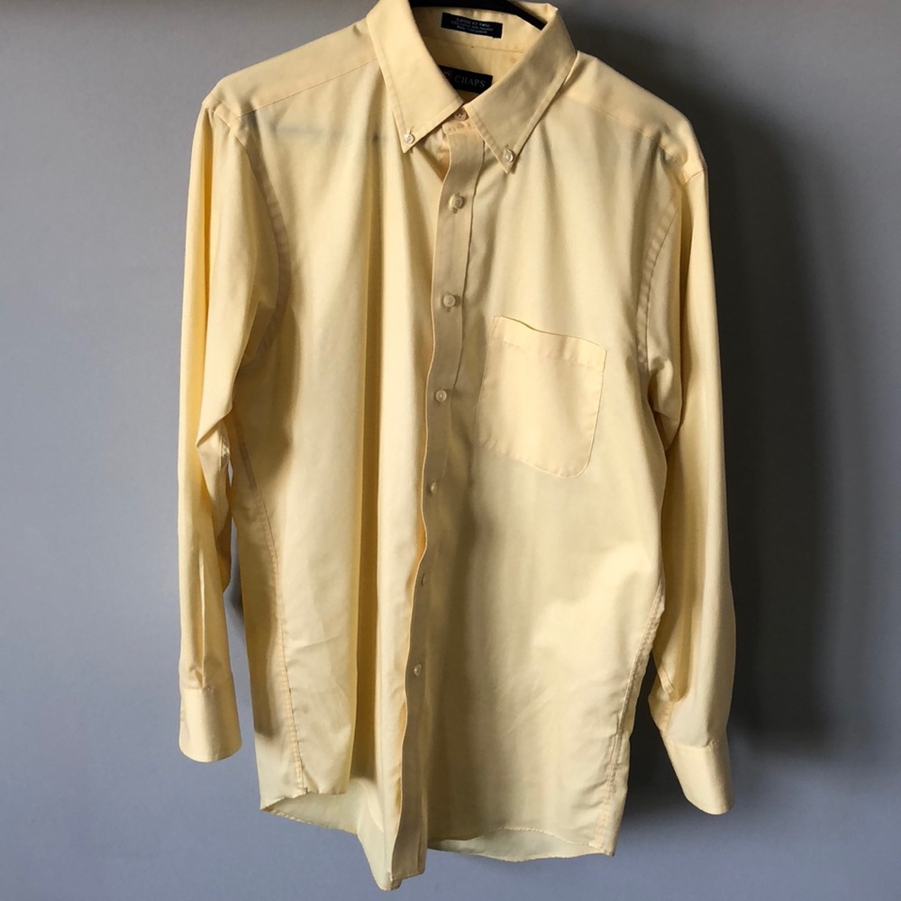 Chaps Yellow Dress Shirt